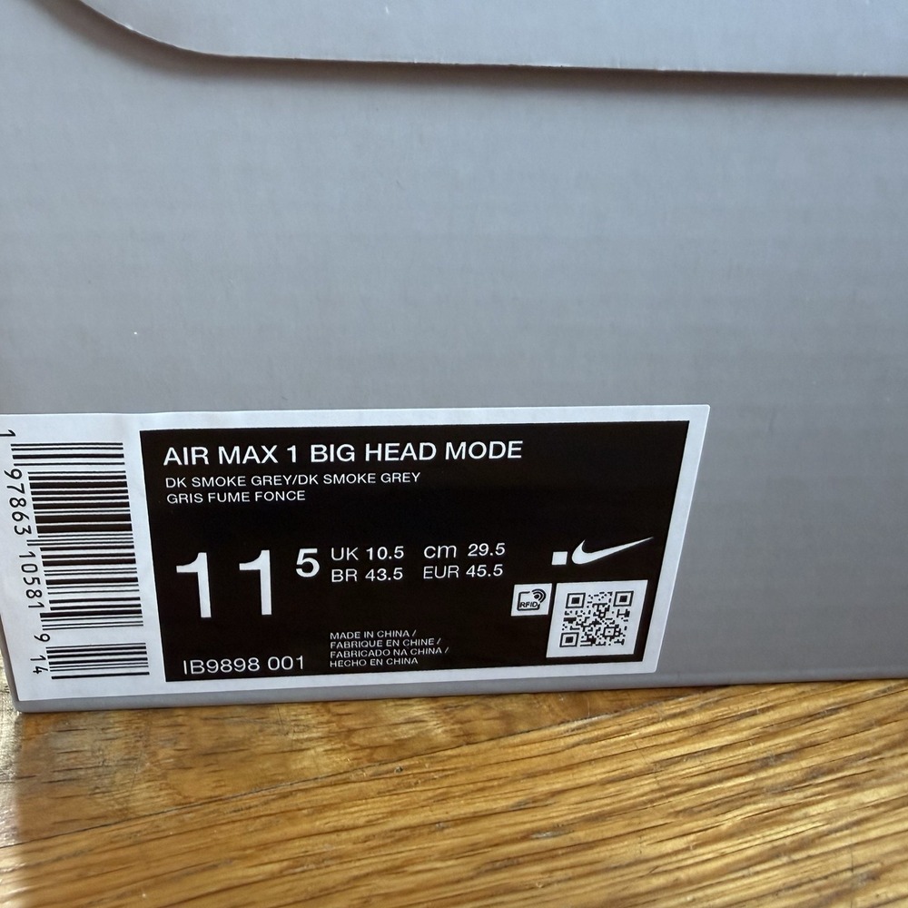 Nike Air Max Big Head Mode Limited-‎ sz  11.5 Golden Eye 007 - Picture 10 of 16